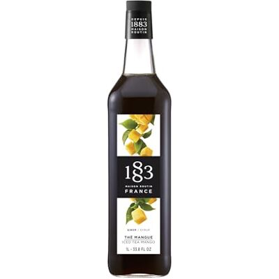 1883 MAISON ROUTIN 1883 Maison Routin Premium Iced Tea Mango Syrup – Flavoured Syrup for Summer Drinks, Cocktails & Mocktails, Vegan-Friendly, No Artificial Colours, 1L Glass Bottle 1883 MAISON ROUTIN 1883 Maison Routin Premium Iced Tea Mango Syrup – Flavoured Syrup for Summer Drinks, Cocktails & Mocktails, Vegan-Friendly, No Artificial Colours, 1L Glass Bottle