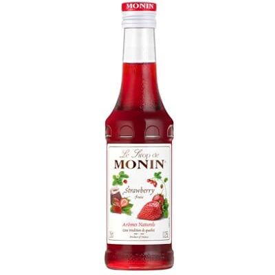 Monin Strawberry Syrup 25cl Bottle Strawberry Cocktail Syrup Flavouring Monin Strawberry Syrup 25cl Bottle Strawberry Cocktail Syrup Flavouring