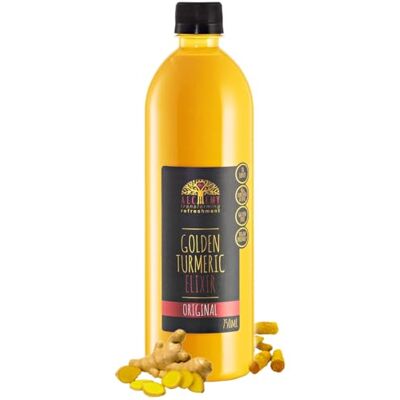 Alchemy Cordial Turmeric Elixir Syrup, Latte Superfood, Delicious Healthy Drink with Ginger & Cinnamon, Vegan Gluten Free Coffee Alternative (1 x 750ml) Alchemy Cordial Turmeric Elixir Syrup, Latte Superfood, Delicious Healthy Drink with Ginger & Cinnamon, Vegan Gluten Free Coffee Alternative (1 x 750ml)