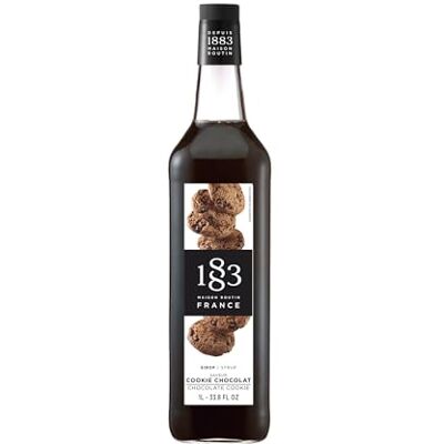 1883 MAISON ROUTIN 1883 Maison Routin Chocolate Cookie Syrup – Flavoured Coffee Syrup for Lattes, Hot Chocolate, Frappés & Shakes, Sweet Biscuit & Cocoa Flavour, 1L Glass Bottle 1883 MAISON ROUTIN 1883 Maison Routin Chocolate Cookie Syrup – Flavoured Coffee Syrup for Lattes, Hot Chocolate, Frappés & Shakes, Sweet Biscuit & Cocoa Flavour, 1L Glass Bottle
