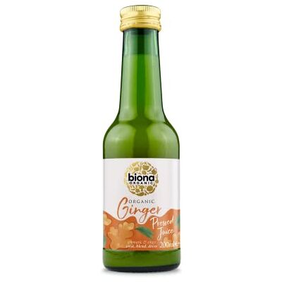 Biona Organic Ginger Pressed Juice, 200 ML Biona Organic Ginger Pressed Juice, 200 ML