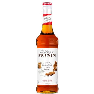 Monin Premium Salted Caramel Syrup 700ml for Coffee and Cocktails. Vegan-Friendly, Allergen-Free, 100% Natural Flavours and Colourings. Salted Caramel Coffee Syrup Monin Premium Salted Caramel Syrup 700ml for Coffee and Cocktails. Vegan-Friendly, Allergen-Free, 100% Natural Flavours and Colourings. Salted Caramel Coffee Syrup