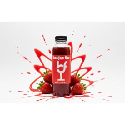 Boujee fizz Strawberry Syrup 500ml – Premium Cocktail Mixer & Drink Syrup for Cocktails, Mocktails, Lemonade, Smoothies, Milkshakes & Slushies – Alcohol Free Boujee fizz Strawberry Syrup 500ml – Premium Cocktail Mixer & Drink Syrup for Cocktails, Mocktails, Lemonade, Smoothies, Milkshakes & Slushies – Alcohol Free