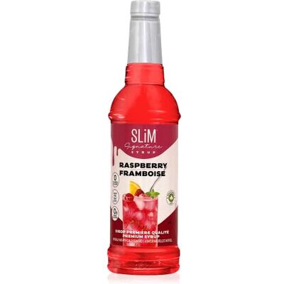 Slim Syrups Slim Signature 0 Calorie 0 Carb 0 Sugar Raspberry Syrup 750ml Slim Syrups Slim Signature 0 Calorie 0 Carb 0 Sugar Raspberry Syrup 750ml
