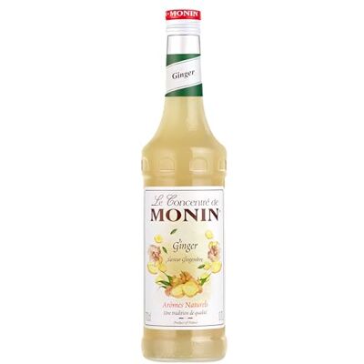 Monin Premium Ginger Syrup Concentrate 700ml, Warming Spiced Flavour For cocktails, mocktails and hot drinks, warming ginger spice flavour, bar and cafe essential, versatile mixer Monin Premium Ginger Syrup Concentrate 700ml, Warming Spiced Flavour For cocktails, mocktails and hot drinks, warming ginger spice flavour, bar and cafe essential, versatile mixer