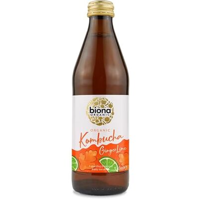Biona Organic Kombucha Ginger Lime, 330ml (Pack of 1) Biona Organic Kombucha Ginger Lime, 330ml (Pack of 1)
