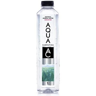 Aqua Carpatica Still Natural Mineral Water 1L PET (Pack of 12) Naturally Sodium Free Aqua Carpatica Still Natural Mineral Water 1L PET (Pack of 12) Naturally Sodium Free