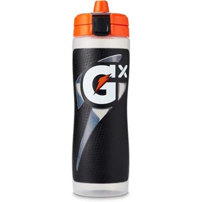 Gatorade Gx Hydration System, Non-Slip Gx Squeeze Bottles & Gx Sports Drink Concentrate Pods Black Gatorade Gx Hydration System, Non-Slip Gx Squeeze Bottles & Gx Sports Drink Concentrate Pods Black