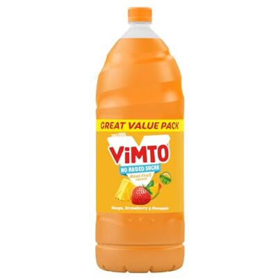 Vimto Mango, Strawberry & Pineapple Real Fruit Squash 3 Litre Vimto Mango, Strawberry & Pineapple Real Fruit Squash 3 Litre