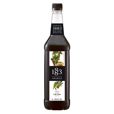 1883 MAISON ROUTIN Premium Chai Tea Syrup for Coffee & Cocktails Vegan-Friendly, Allergen-Free, No Preservatives 1L PET Bottle 1883 MAISON ROUTIN Premium Chai Tea Syrup for Coffee & Cocktails Vegan-Friendly, Allergen-Free, No Preservatives 1L PET Bottle