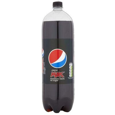 Pepsi Max 2 Litres, Pack of 8 Pepsi Max 2 Litres, Pack of 8