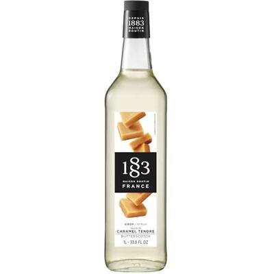 1883 MAISON ROUTIN Premium Butterscotch Syrup – Caramelised Dessert Syrup for Coffee, Cocktails, Hot Chocolate and Baking – Vegan-Friendly, No Preservatives – 1L Glass Bottle 1883 MAISON ROUTIN Premium Butterscotch Syrup – Caramelised Dessert Syrup for Coffee, Cocktails, Hot Chocolate and Baking – Vegan-Friendly, No Preservatives – 1L Glass Bottle
