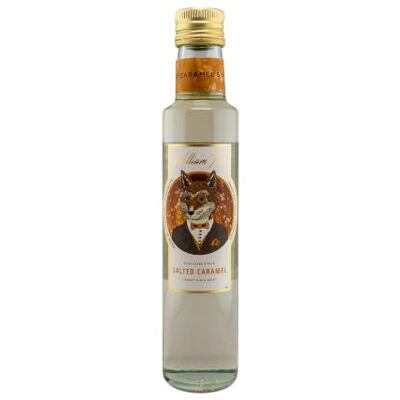 William Fox Premium Salted Caramel Syrup 75cl (250ml) All natural Salted Caramel syrup with no add preservatives. Great for coffees, cocktails and baking William Fox Premium Salted Caramel Syrup 75cl (250ml) All natural Salted Caramel syrup with no add preservatives. Great for coffees, cocktails and baking