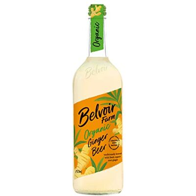 BELVOIR FRUIT FARMS Belvoir Organic Ginger Beer Organic Sparkling Fresh Ginger Drink 100% Natural Without Sweeteners, Preservatives or Colorants 750 ml Glass Bottle (Lot of 6) BELVOIR FRUIT FARMS Belvoir Organic Ginger Beer Organic Sparkling Fresh Ginger Drink 100% Natural Without Sweeteners, Preservatives or Colorants 750 ml Glass Bottle (Lot of 6)
