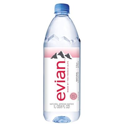 evian Bottled Water 1 L 12 ct (Pack of 12) evian Bottled Water 1 L 12 ct (Pack of 12)