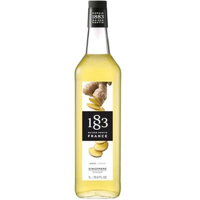 1883 MAISON ROUTIN Premium Ginger Syrup for Cocktails, Mocktails, Tea, Coffee, Desserts Glass 1L 1883 MAISON ROUTIN Premium Ginger Syrup for Cocktails, Mocktails, Tea, Coffee, Desserts Glass 1L