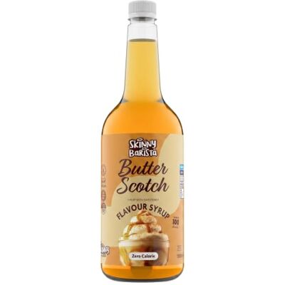 The Skinny Food Co Skinny Food Co Butterscotch Syrup Zero Calorie 1L Sugar Free Coffee Syrup Zero calorie syrup for coffee, tea, hot chocolate, protein drinks, desserts and baking. Vegan, gluten-free and fat-free. The Skinny Food Co Skinny Food Co Butterscotch Syrup Zero Calorie 1L Sugar Free Coffee Syrup Zero calorie syrup for coffee, tea, hot chocolate, protein drinks, desserts and baking. Vegan, gluten-free and fat-free.
