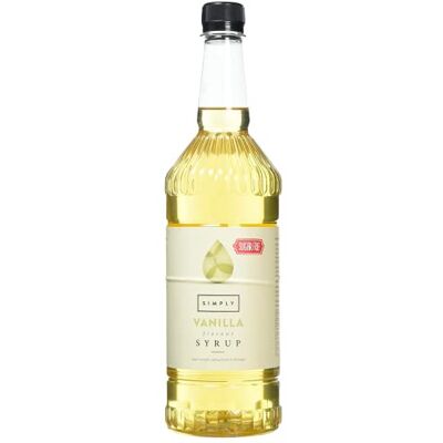 Simply Sugar Free Vanilla Syrup, Low Calorie, Vegan & Nut Free Flavoured Syrup for Coffee, Cocktails & Baking (1 Litre) Simply Sugar Free Vanilla Syrup, Low Calorie, Vegan & Nut Free Flavoured Syrup for Coffee, Cocktails & Baking (1 Litre)