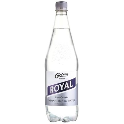 Carters Royal Low Calorie Indian Tonic Water 6 x 1litre Carters Royal Low Calorie Indian Tonic Water 6 x 1litre