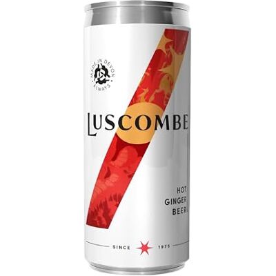LUSCOMBE Hot Ginger Beer Cans 12 x 320ml LUSCOMBE Hot Ginger Beer Cans 12 x 320ml