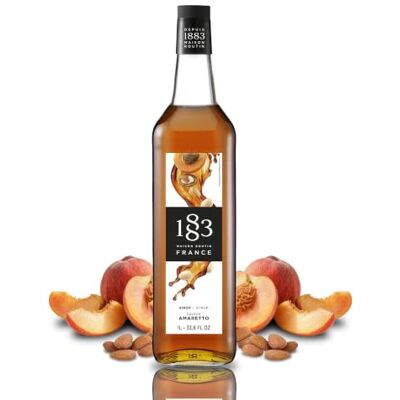 1883 MAISON ROUTIN Routin 1883 PET Amaretto Syrup 1 Liter Bottle 1883 MAISON ROUTIN Routin 1883 PET Amaretto Syrup 1 Liter Bottle