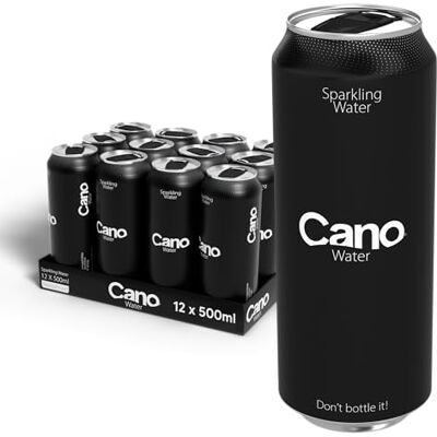 Cano Water - Sparkling Resealable Can 500ml - Water Cano Water - Sparkling Resealable Can 500ml - Water