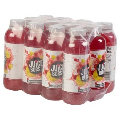 Juice Burst JuiceBurst Raspberry Lemonade 500ml (Pack of 12) Juice Burst JuiceBurst Raspberry Lemonade 500ml (Pack of 12)
