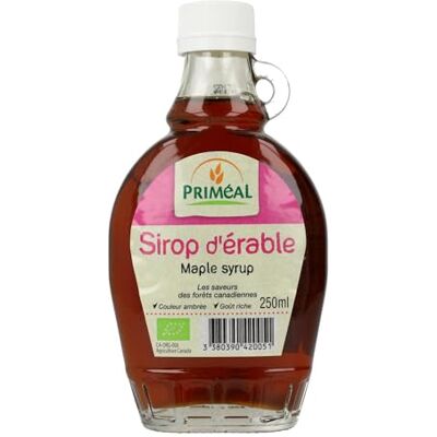 PRIMEAL Organic Maple Syrup Grade C 250ml PRIMEAL Organic Maple Syrup Grade C 250ml