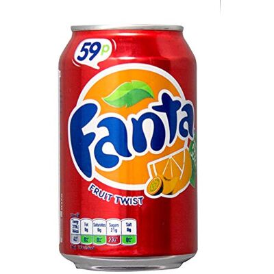 Fanta Fruit Twist 24 x 330ml Fanta Fruit Twist 24 x 330ml