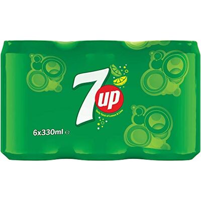 7UP Lemon & Lime Flavoured Fizzy Drink MP6x4 x 330 ml cans 7UP Lemon & Lime Flavoured Fizzy Drink MP6x4 x 330 ml cans