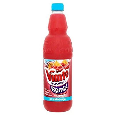 Vimto Remix Raspberry, Orange & Passionfruit Squash 1L (Pack of 4) Vimto Remix Raspberry, Orange & Passionfruit Squash 1L (Pack of 4)
