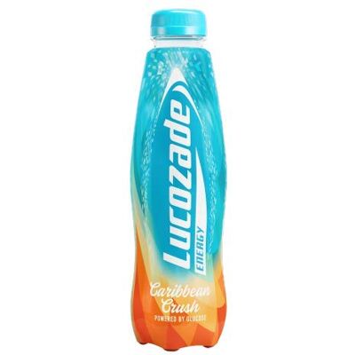 Lucozade Caribbean Crush Energy Drink 380ml, £1.19 PMP,Pack of 12, Black Lucozade Caribbean Crush Energy Drink 380ml, £1.19 PMP,Pack of 12, Black