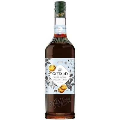 Giffard Chocolate Cookie Flavour Syrup French Recipe and Made Gourmet and Chocolatey 1 Litre, 0.0% vol, 100cl Giffard Chocolate Cookie Flavour Syrup French Recipe and Made Gourmet and Chocolatey 1 Litre, 0.0% vol, 100cl