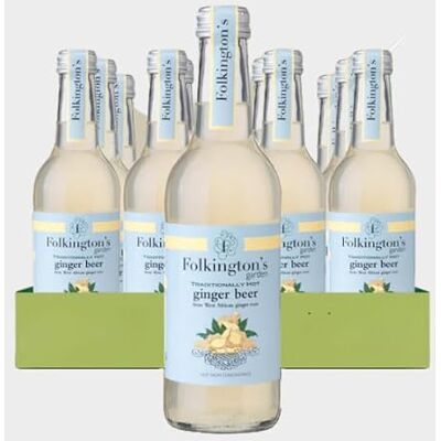 Parkers Foodservice Folkington's GINGER BEER (Glass) 12 x 330ml Parkers Foodservice Folkington's GINGER BEER (Glass) 12 x 330ml