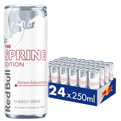 Red Bull Energy Drink Cherry Sakura 24 x 250ml 6000ml Red Bull Energy Drink Cherry Sakura 24 x 250ml 6000ml