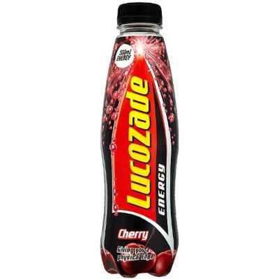 Lucozade Energy Cherry Drink 500 ml (Pack of 12) Lucozade Energy Cherry Drink 500 ml (Pack of 12)