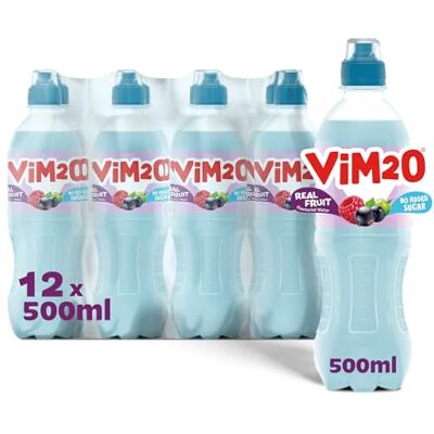 Vimto Original Still Fruity Spring Water Drink for Hydration Low Calorie Multipack 500ml Bottles (pack of 12) Vimto Original Still Fruity Spring Water Drink for Hydration Low Calorie Multipack 500ml Bottles (pack of 12)