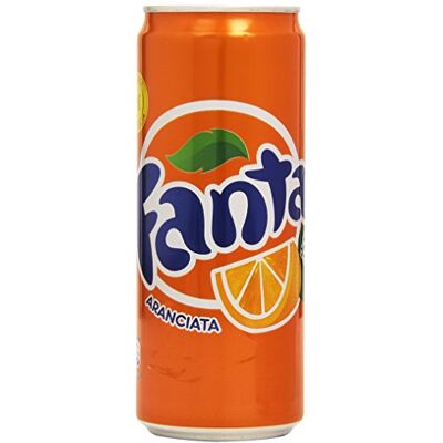 Fanta 24x Orange Orange Lemonade can 330 ml 100% Italian Oranges Fanta 24x Orange Orange Lemonade can 330 ml 100% Italian Oranges