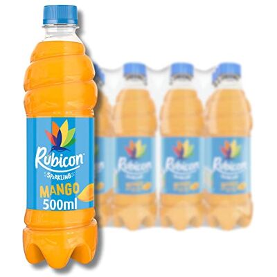 Rubicon Mango Sparkling Fruit Soft Drink, 12 Pack, 500ml Bottles Rich, authentic fruit drink made with sweet, juicy Indian Alphonso mango puree. Rubicon Mango Sparkling Fruit Soft Drink, 12 Pack, 500ml Bottles Rich, authentic fruit drink made with sweet, juicy Indian Alphonso mango puree.