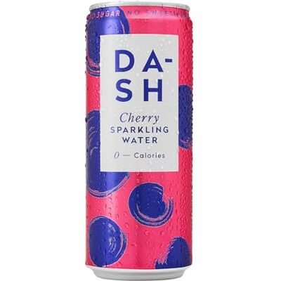 Dash Water Cherry Sparkling Water, 330 ML Dash Water Cherry Sparkling Water, 330 ML