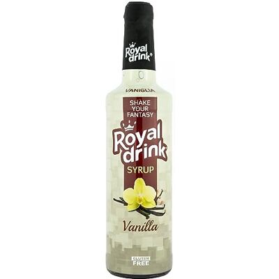 Royal Drink Vanilla Syrup (700ml) Gluten Free Made in Italy For Coffee & Cocktails Royal Drink Vanilla Syrup (700ml) Gluten Free Made in Italy For Coffee & Cocktails