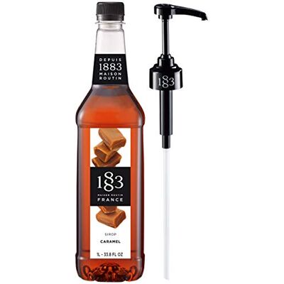 1883 MAISON ROUTIN Routin 1883 Premium Caramel Syrup (Plastic Bottle) 1L + Pump 1883 MAISON ROUTIN Routin 1883 Premium Caramel Syrup (Plastic Bottle) 1L + Pump