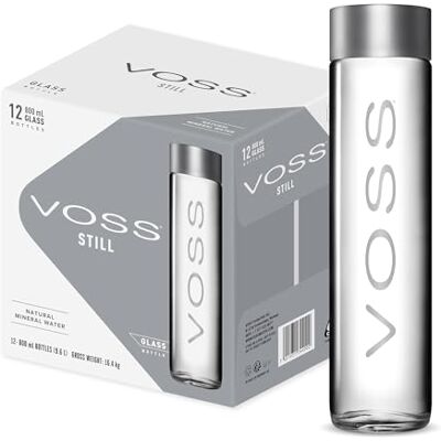 Voss Still Water Glass Bottle, 16.55 kg Voss Still Water Glass Bottle, 16.55 kg