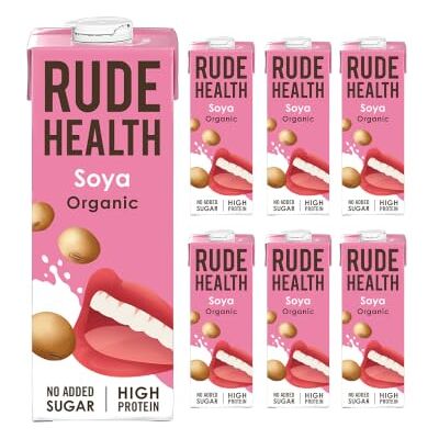 Rude Health - Organic Soya Drink - 1 L - Pack of 6 Rude Health - Organic Soya Drink - 1 L - Pack of 6