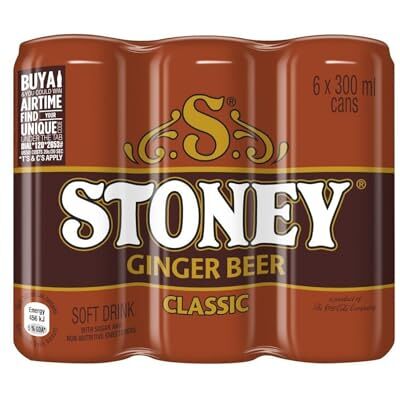 Stoney Ginger Beer Classic Can 300 ml (Pack of 24) Stoney Ginger Beer Classic Can 300 ml (Pack of 24)