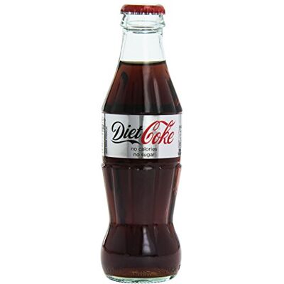 Coca-Cola Diet Coke Coca Cola Diet Glass Bottles, 200ml (Pack of 24) Coca-Cola Diet Coke Coca Cola Diet Glass Bottles, 200ml (Pack of 24)