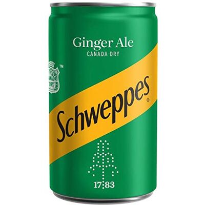 Schweppes Canada Dry Ginger Ale 150ml Mini Can 24 Pack Schweppes Canada Dry Ginger Ale 150ml Mini Can 24 Pack