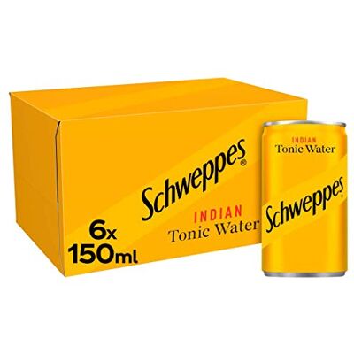 Schweppes Tonic Water, 6 x 150ml Schweppes Tonic Water, 6 x 150ml