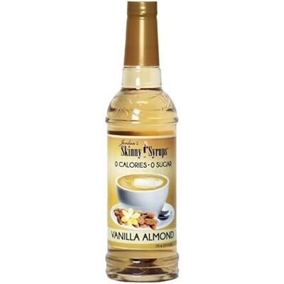 Jordan's Skinny Syrups 0 Calories 0 Sugar Vanilla Almond Syrup 750ml Jordan's Skinny Syrups 0 Calories 0 Sugar Vanilla Almond Syrup 750ml