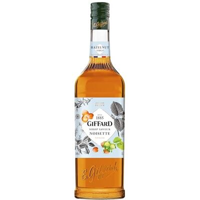 Giffard Hazelnut Syrup French Cocktail or Coffee Sirop, 1L, Alcohol-Free Giffard Hazelnut Syrup French Cocktail or Coffee Sirop, 1L, Alcohol-Free